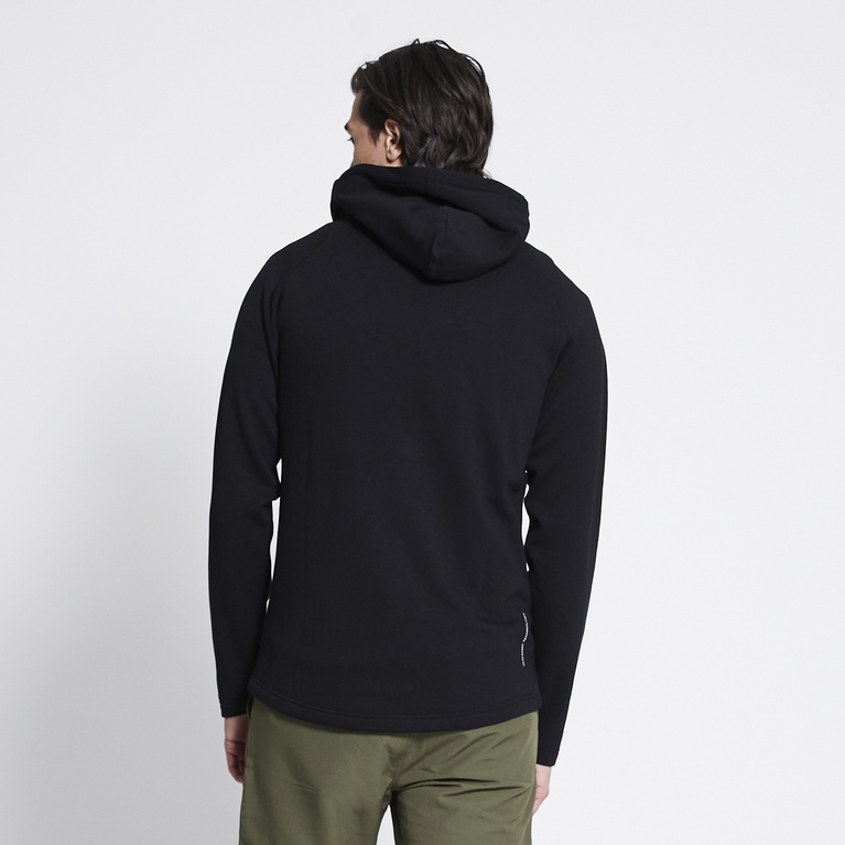 Functional hoodie "Vasared" Blackmelange